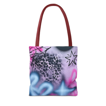 "onyx cheetah" airbrush tote bag