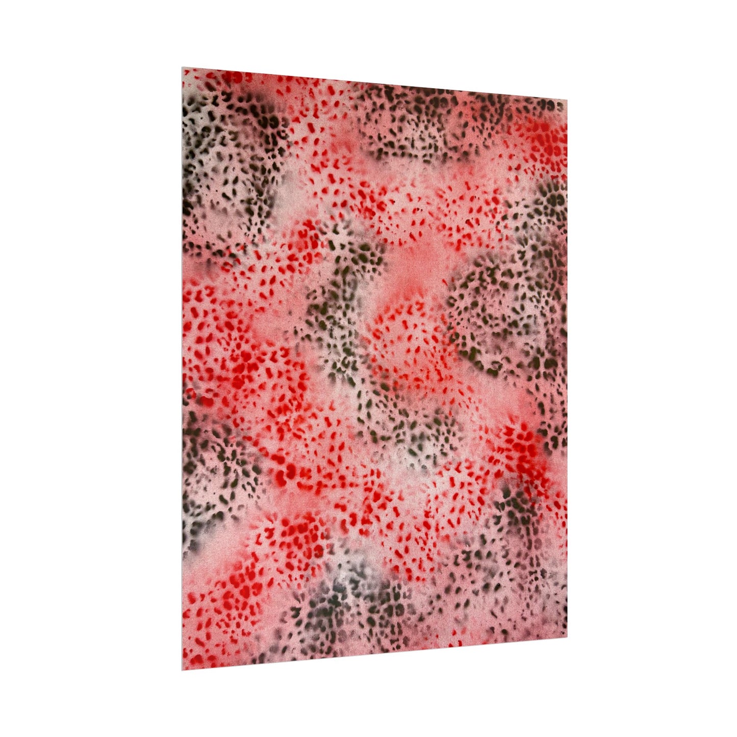 "red cheetah" airbrush rolled print