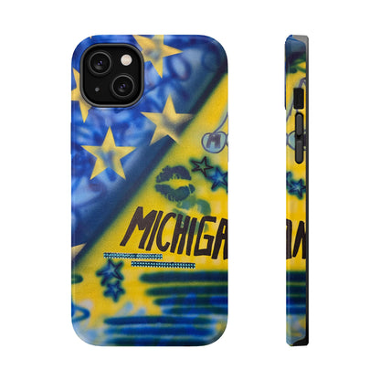 MagSafe "ann arbor, mi" airbrush iPhone case