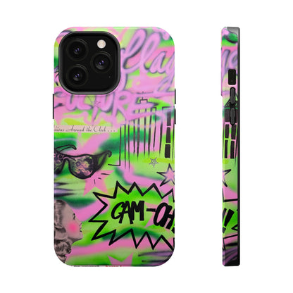 MagSafe "green camo" airbrush iPhone case