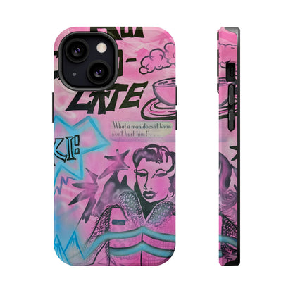 MagSafe "avant le ski" airbrush iPhone case