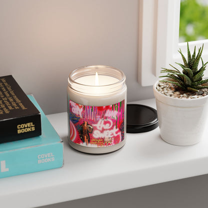 "sweet escape" airbrush soy candle