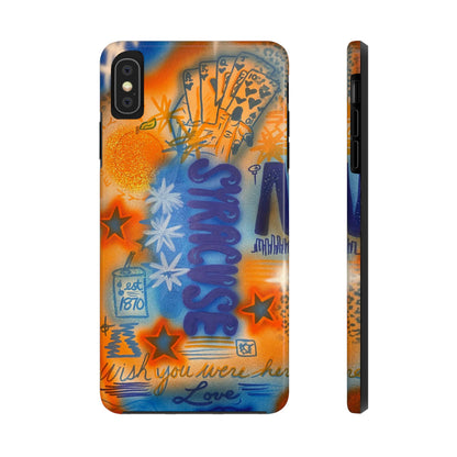 "syracuse" airbrush iPhone case
