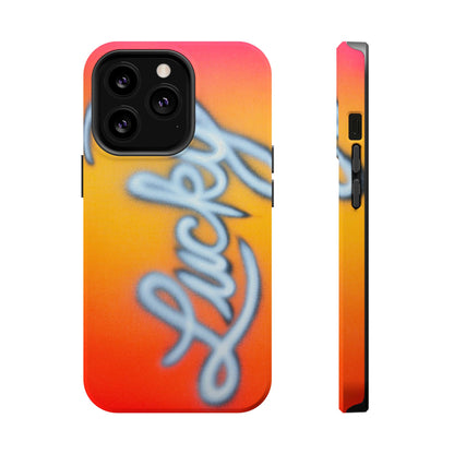 MagSafe "lucky" airbrush iPhone case