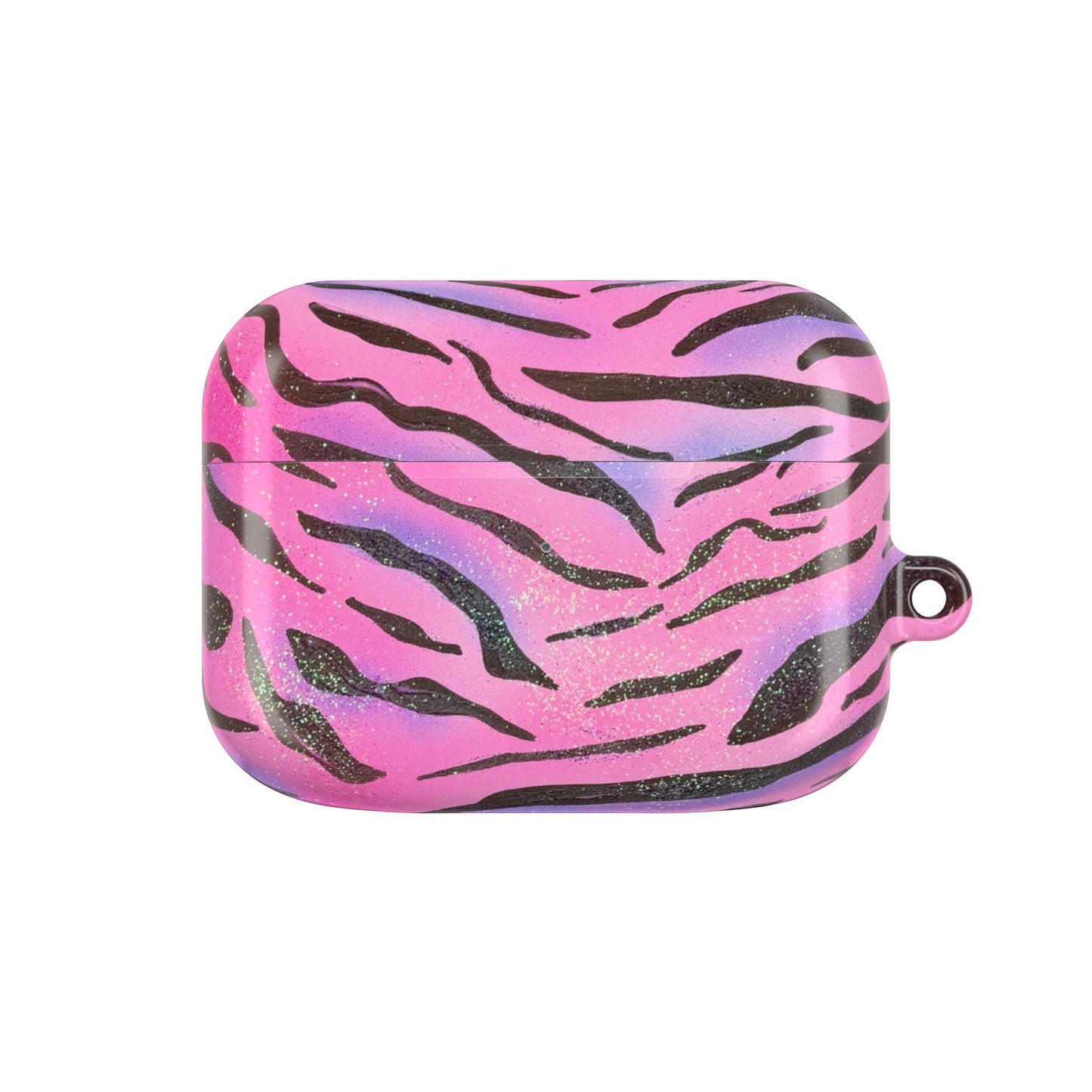 "glitter zebra" airbrush airpod cases