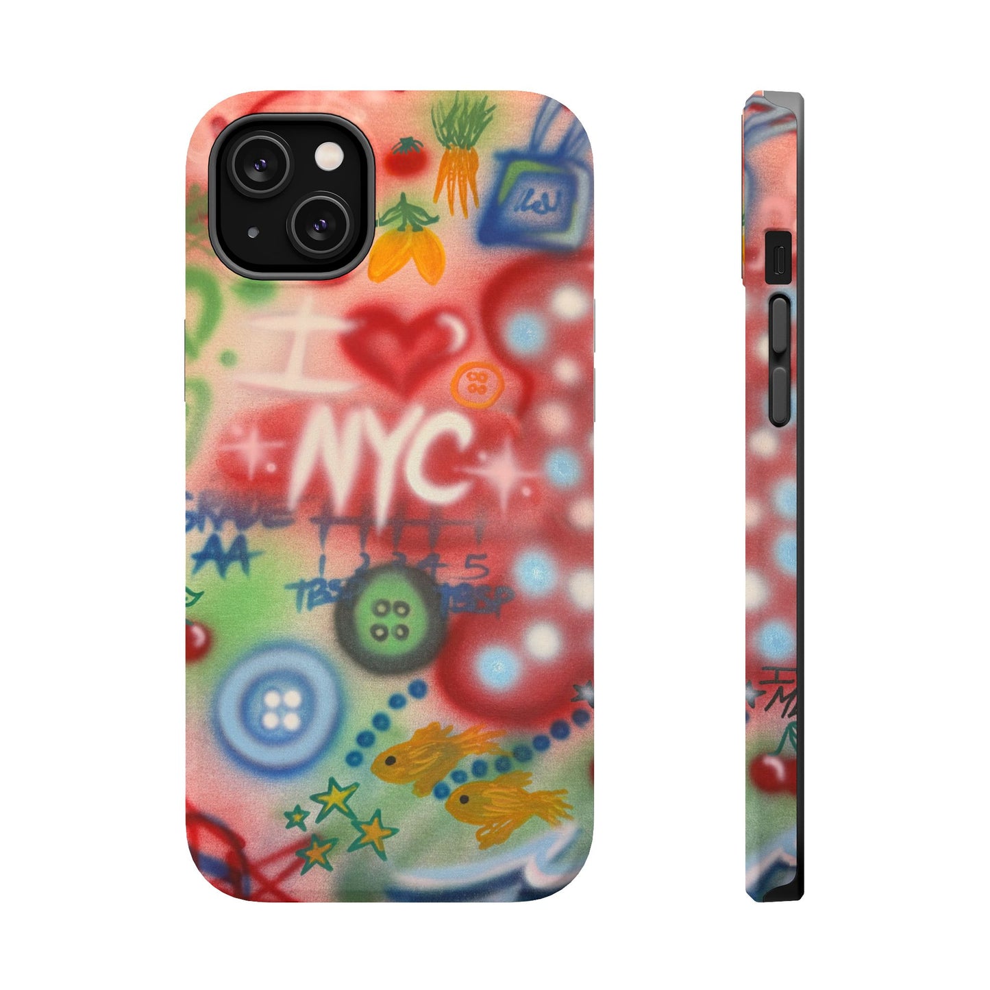 MagSafe "i <3 NYC" airbrush iPhone case