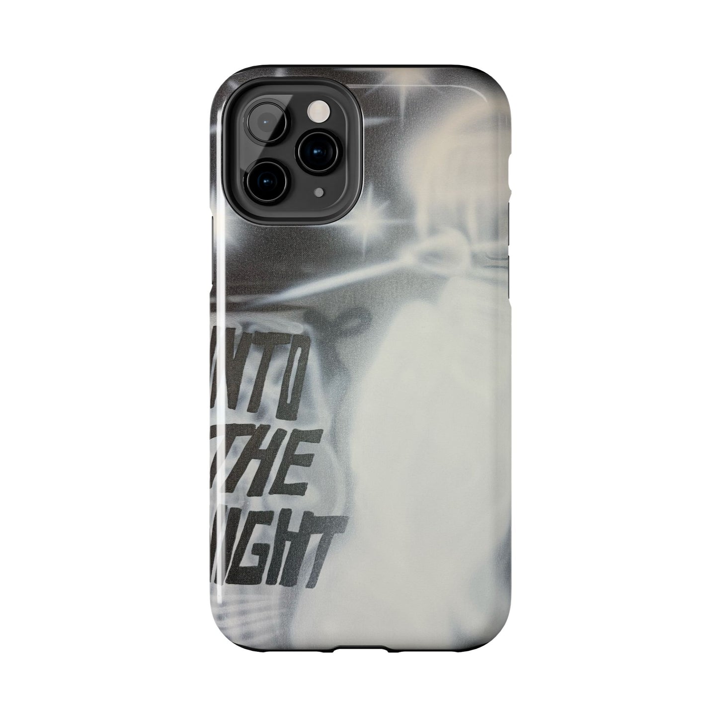 "into the night" airbrush iPhone case
