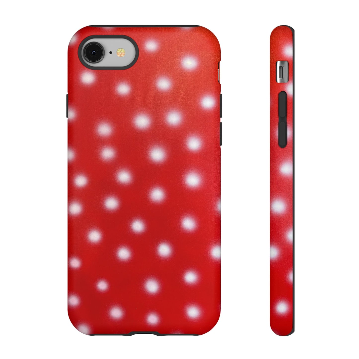 "cherry crush polka dot" airbrush iPhone case