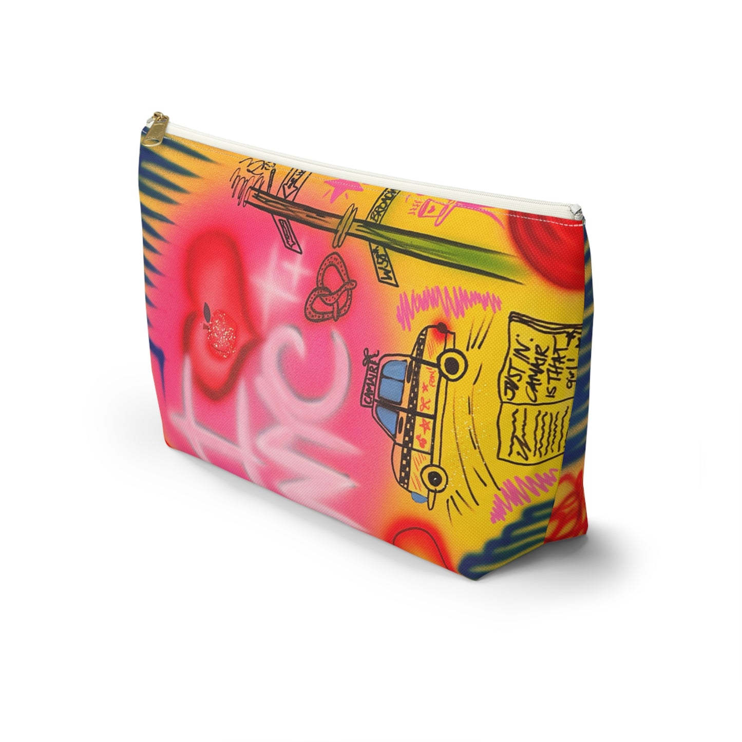 "in the city" airbrush makeup pouch