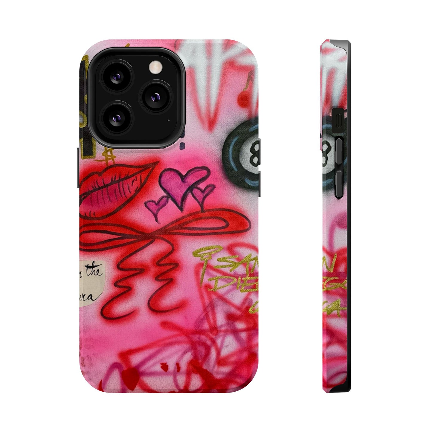 MagSafe "IT girl" airbrush iPhone case