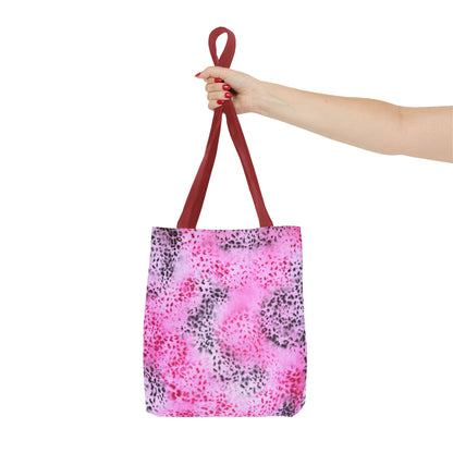 "pink cheetah pt. 2" airbrush tote bag