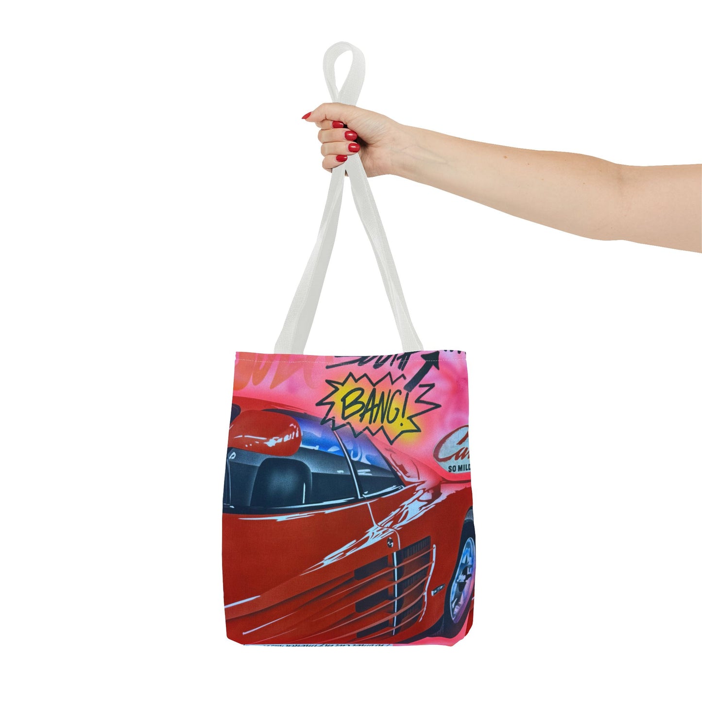 "miami momentos" airbrush tote bag