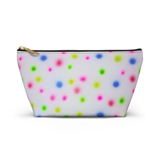 "birthday cake polka dot" airbrush makeup pouch