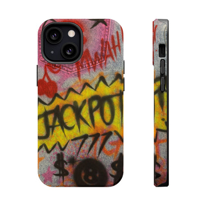MagSafe "JACKPOT!" airbrush iPhone case