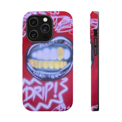 MagSafe "tooth drip" airbrush iPhone case