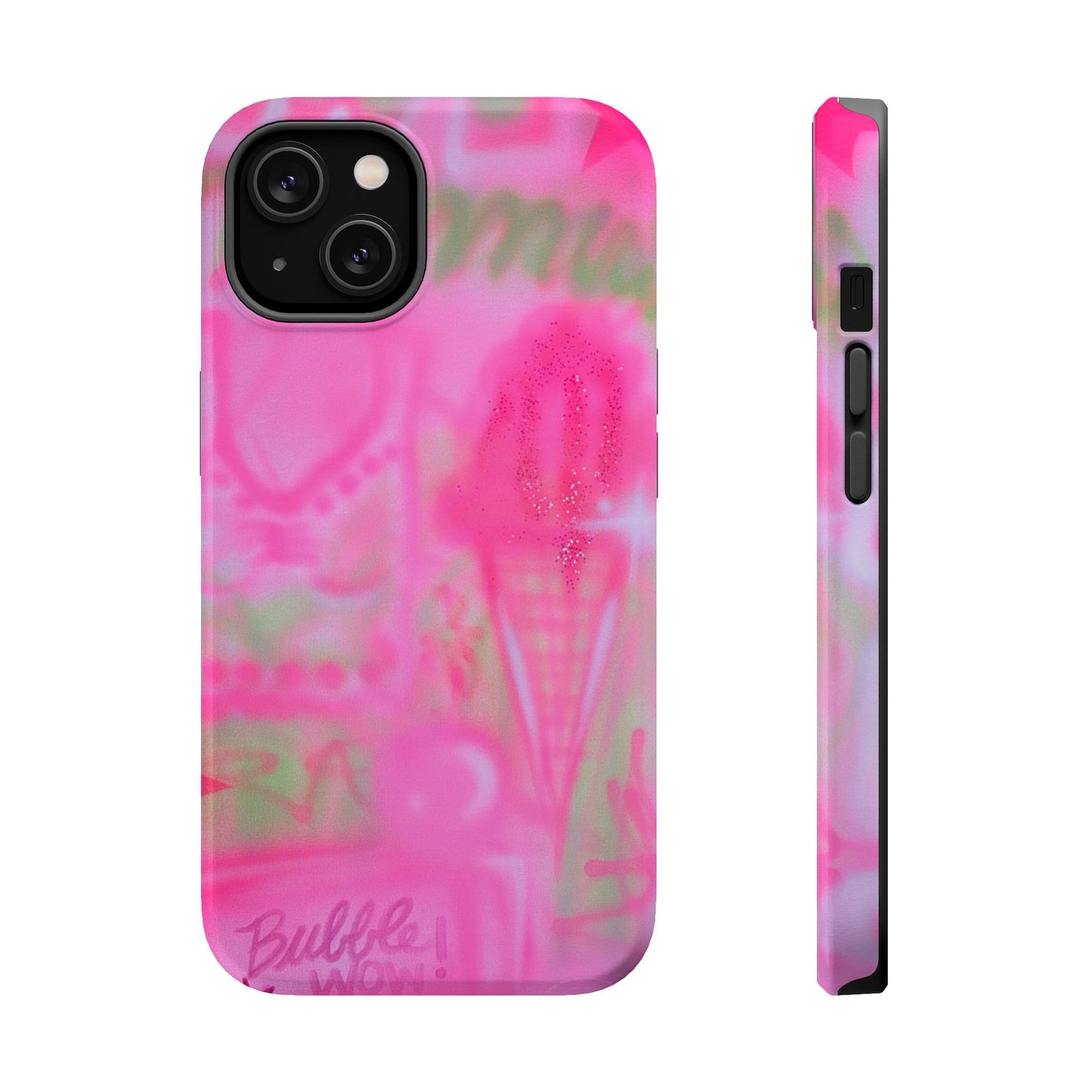 MagSafe "miami matcha" airbrush iPhone case