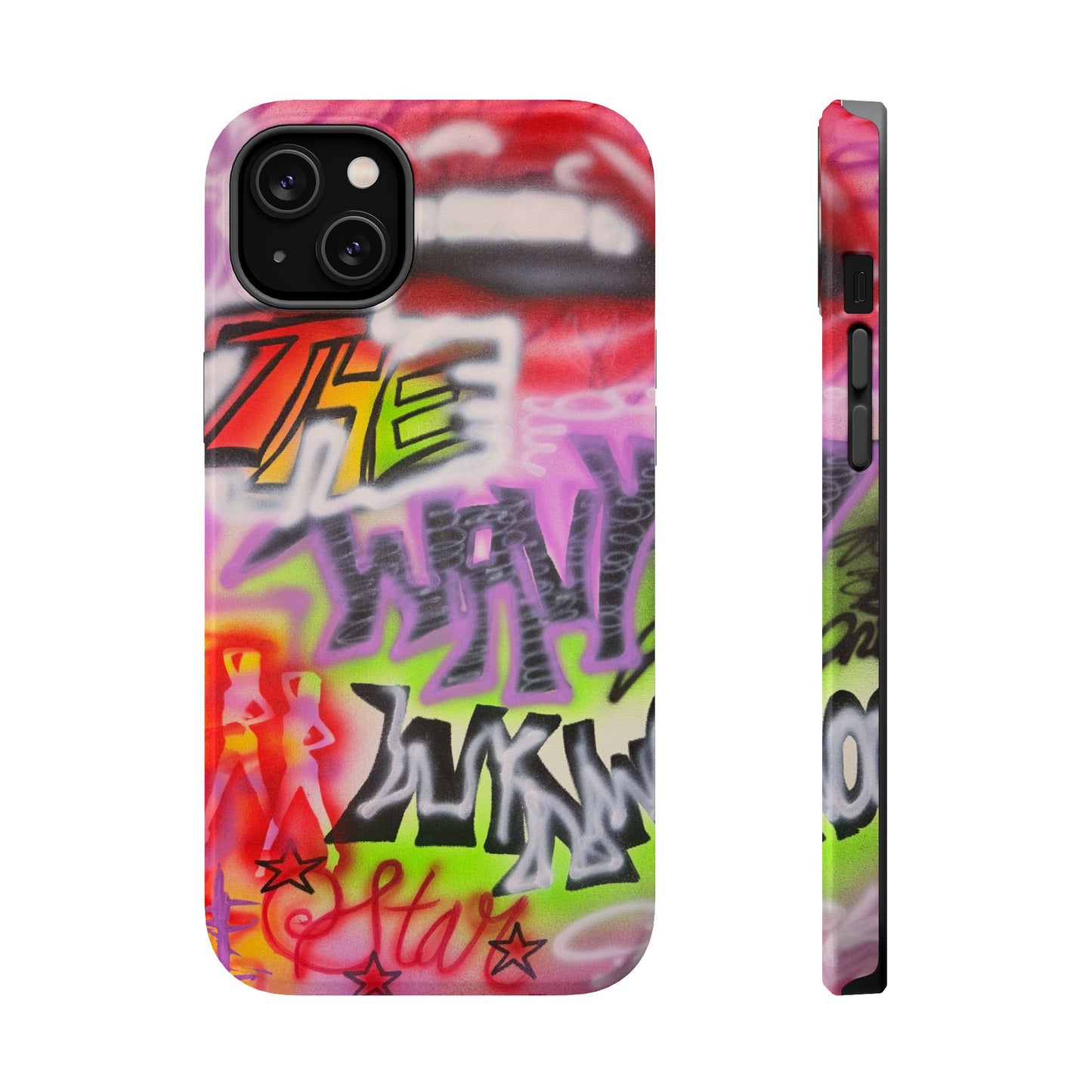 MagSafe "wynwood gold" airbrush iPhone case