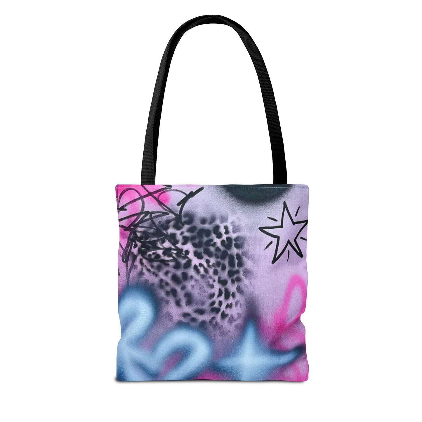 "onyx cheetah" airbrush tote bag