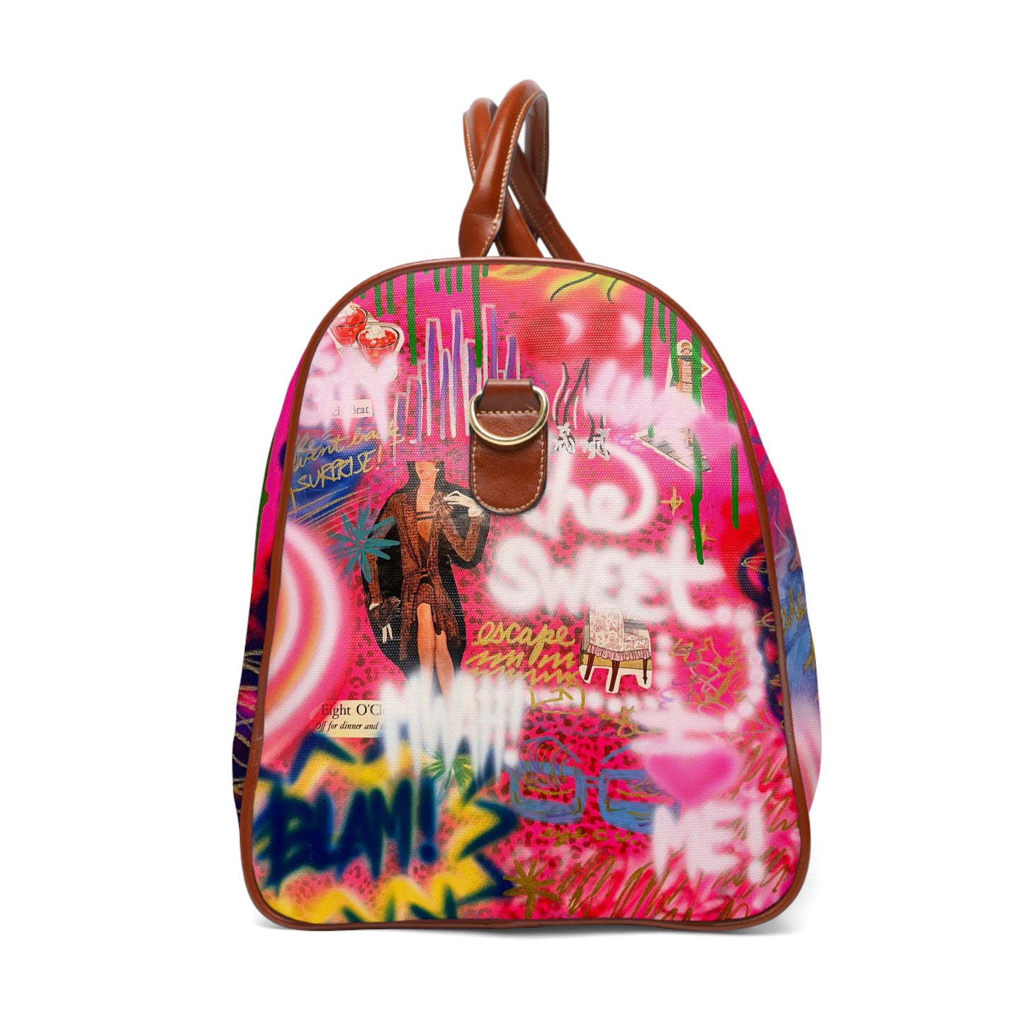 "sweet escape" airbrush waterproof travel bag