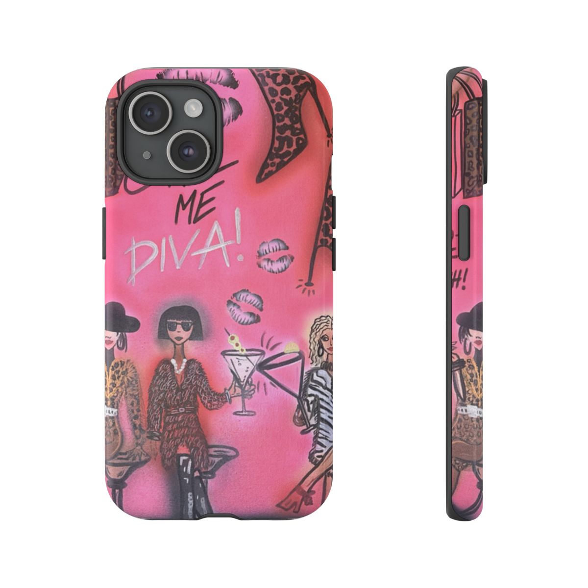 "party diva" airbrush iPhone case