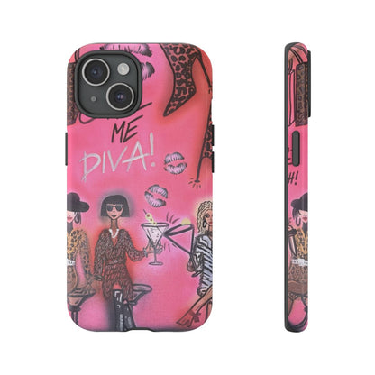 "party diva" airbrush iPhone case
