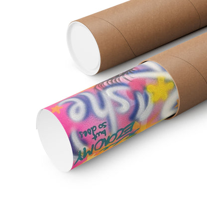 "STARGIRL" airbrush horizontal print