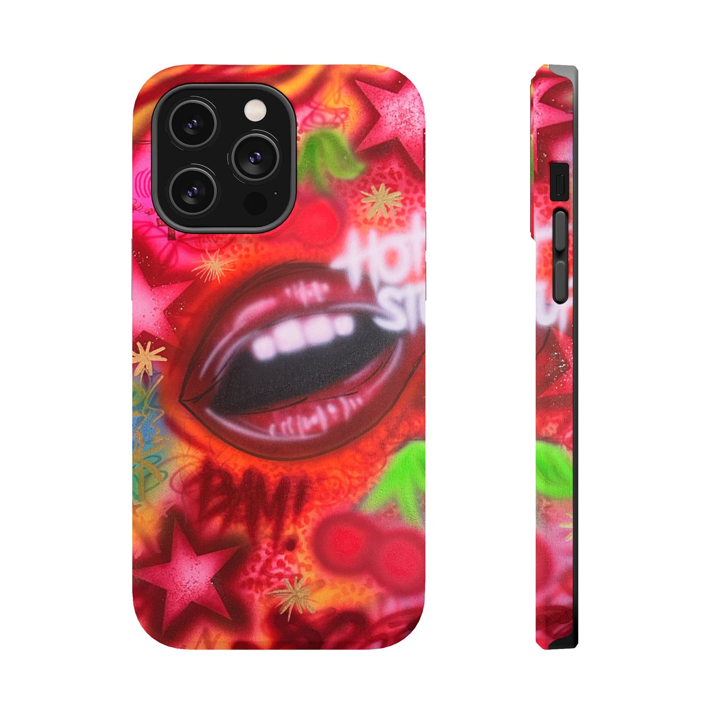 MagSafe "hot stuff" airbrush iPhone case
