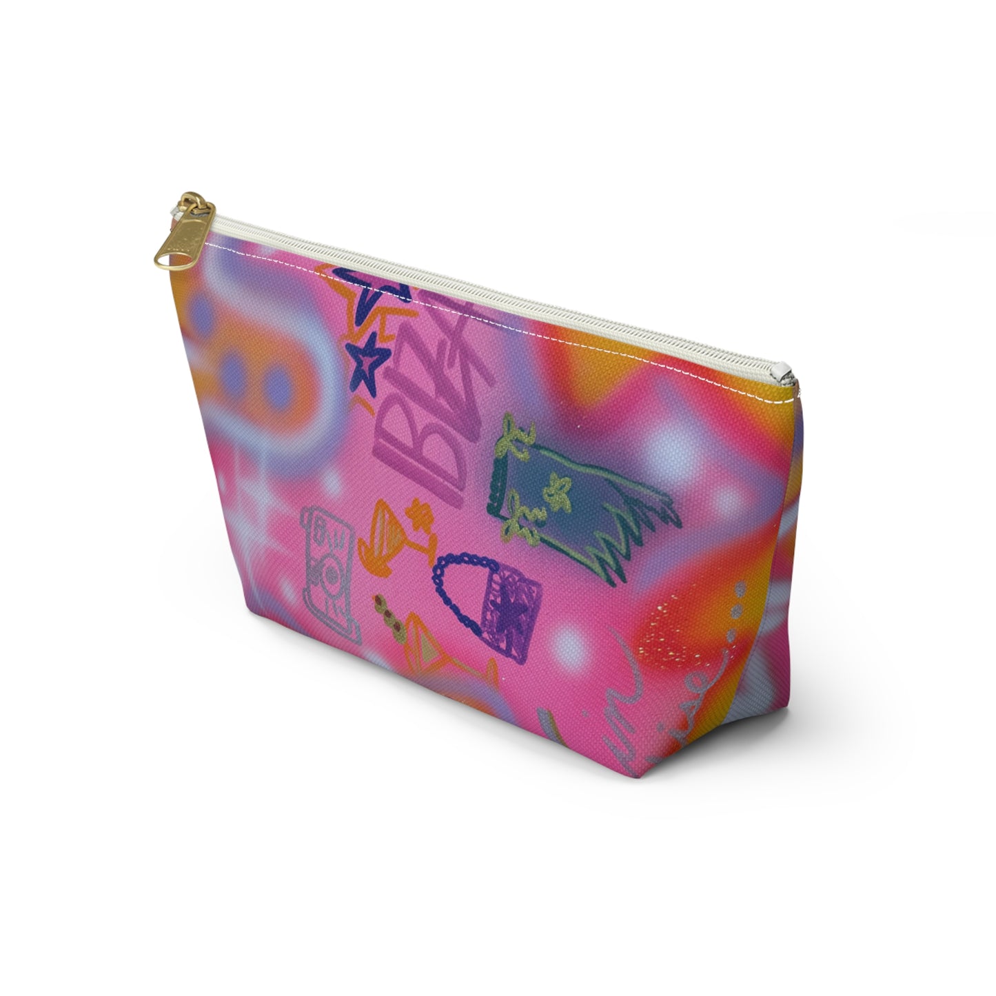 "ibiza" airbrush makeup pouch