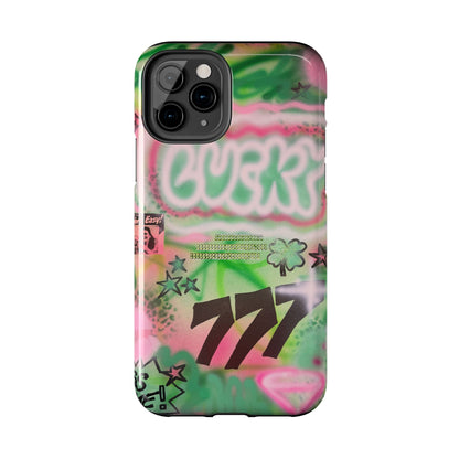 "so lucky" airbrush iPhone case