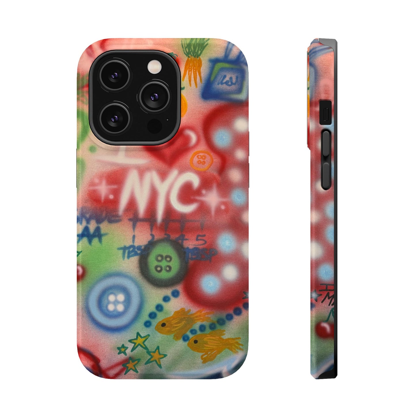 MagSafe "i <3 NYC" airbrush iPhone case