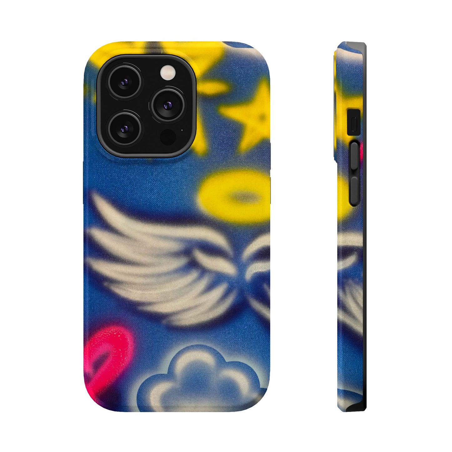MagSafe "celestial halo" airbrush iPhone case