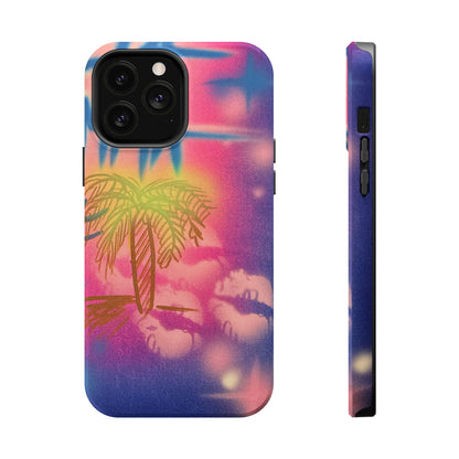 MagSafe "glowy night" airbrush iPhone case
