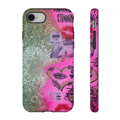 "glitter gloss" airbrush iPhone case