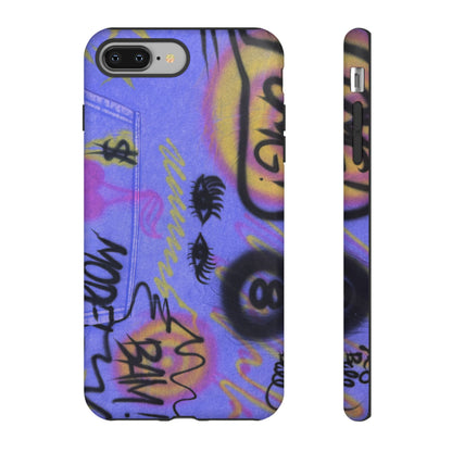 "eye$ on lies" airbrush iPhone case