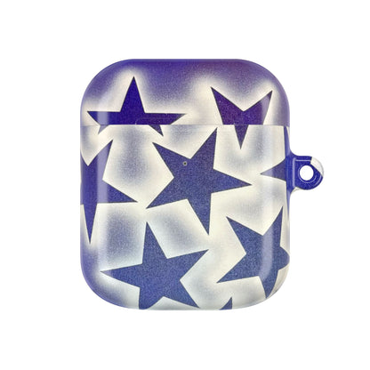 "frosted galaxy" airbrush airpod cases