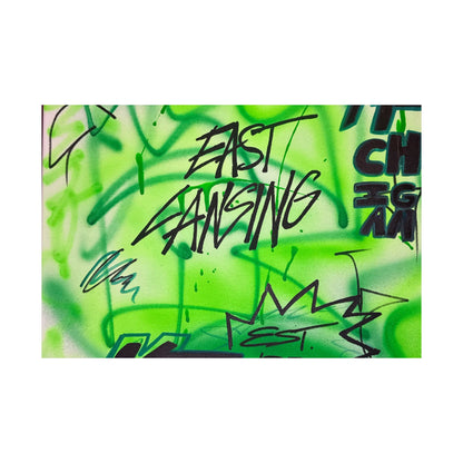 "east lansing, mi" airbrush horizontal print