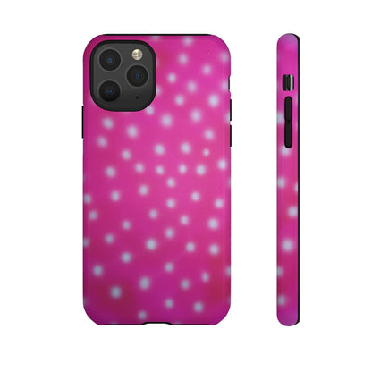 "bubblegum polka dot" airbrush iPhone case