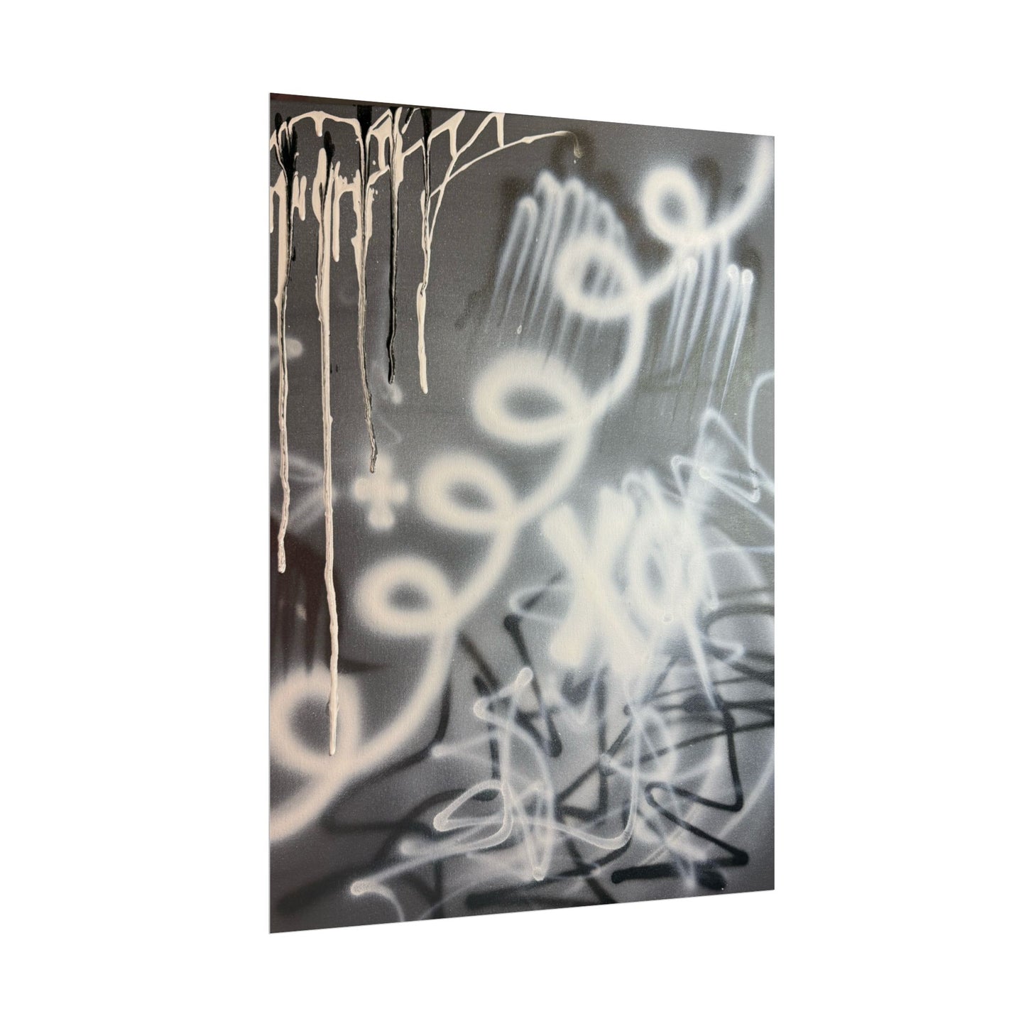 "spatial blur" airbrush rolled print