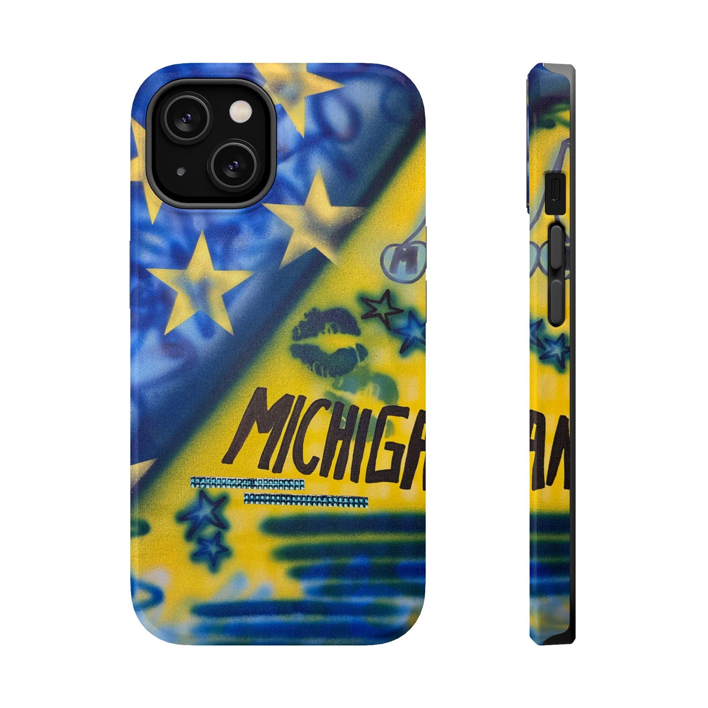 MagSafe "ann arbor, mi" airbrush iPhone case