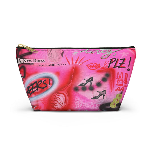 "extra dirty, plz" airbrush makeup pouch