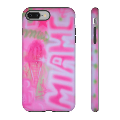 "sunset sorbet" airbrush iPhone case