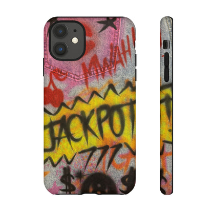 "JACKPOT!" airbrush iPhone case