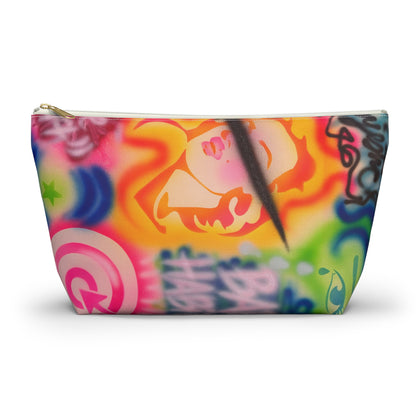"bad habits" airbrush makeup pouch