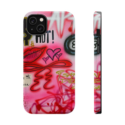 MagSafe "IT girl" airbrush iPhone case