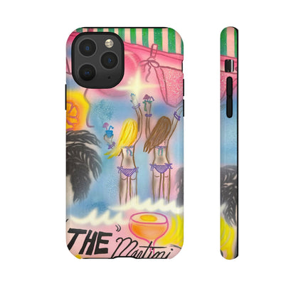"kinis & tinis" airbrush iPhone case