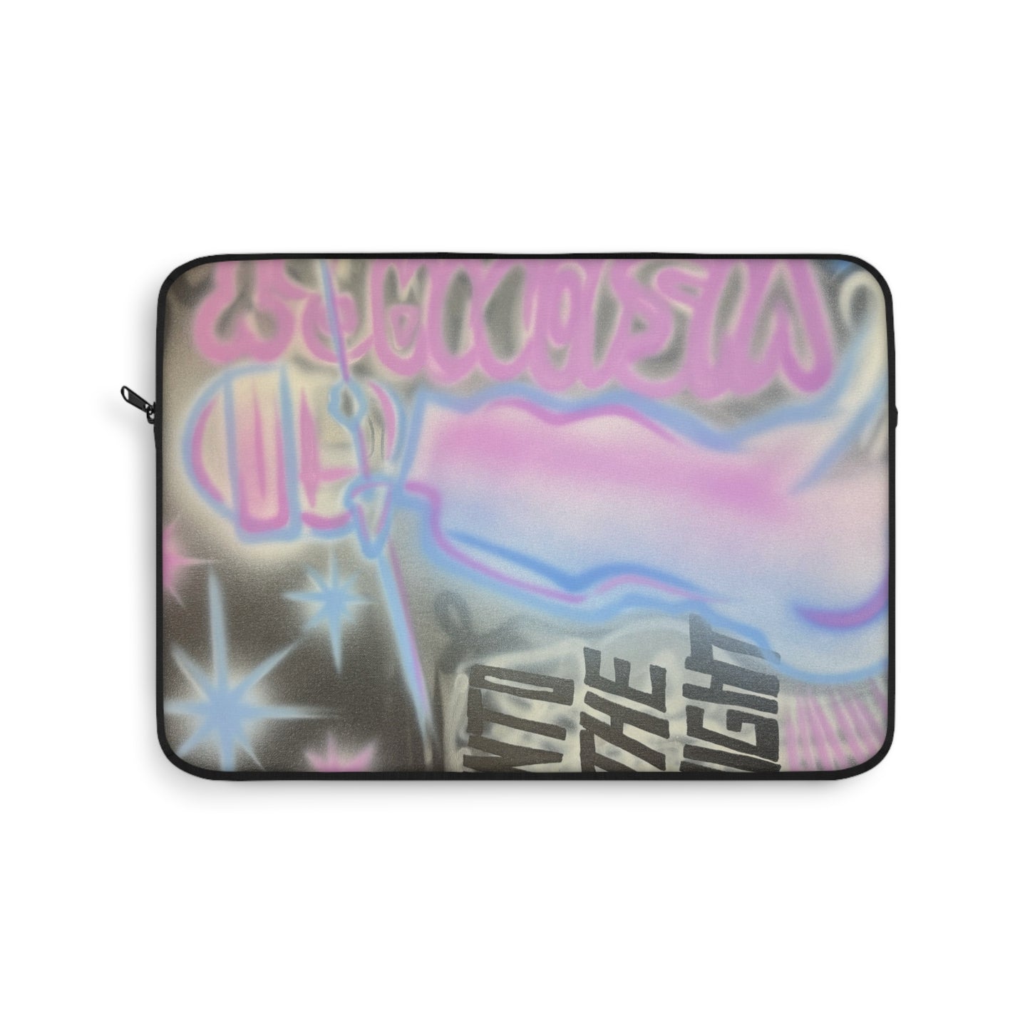 "into the night pt. 2" airbrush laptop sleeve