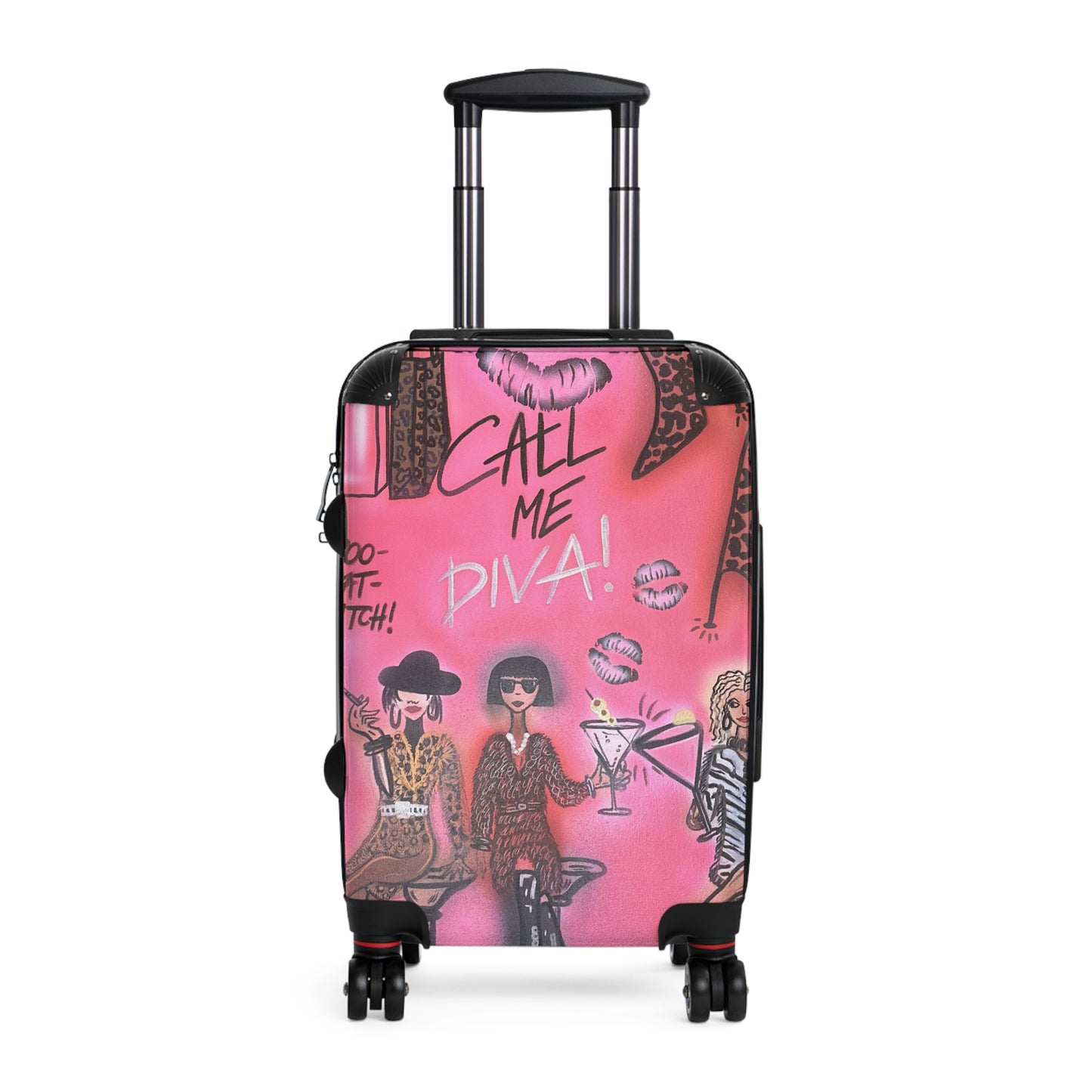 "party diva" airbrush suitcase