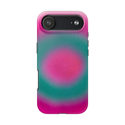 "watermelon swirl" aura airbrush iPhone case
