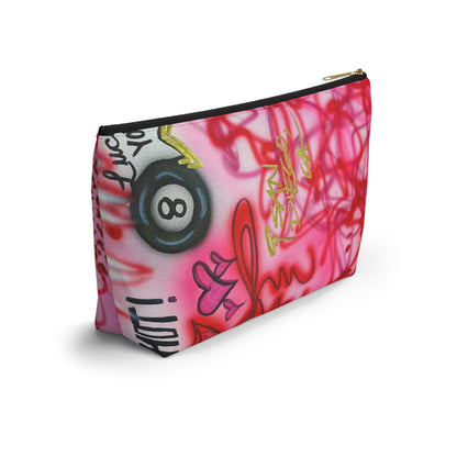 "IT girl" airbrush makeup pouch