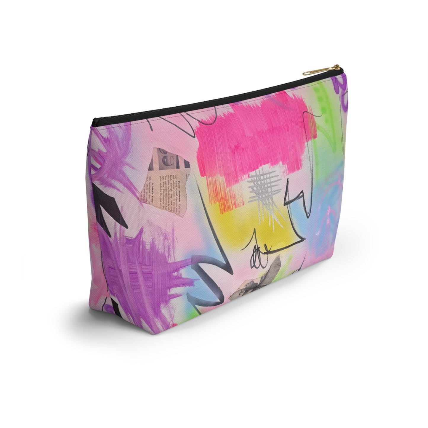 "pastel static" airbrush makeup pouch